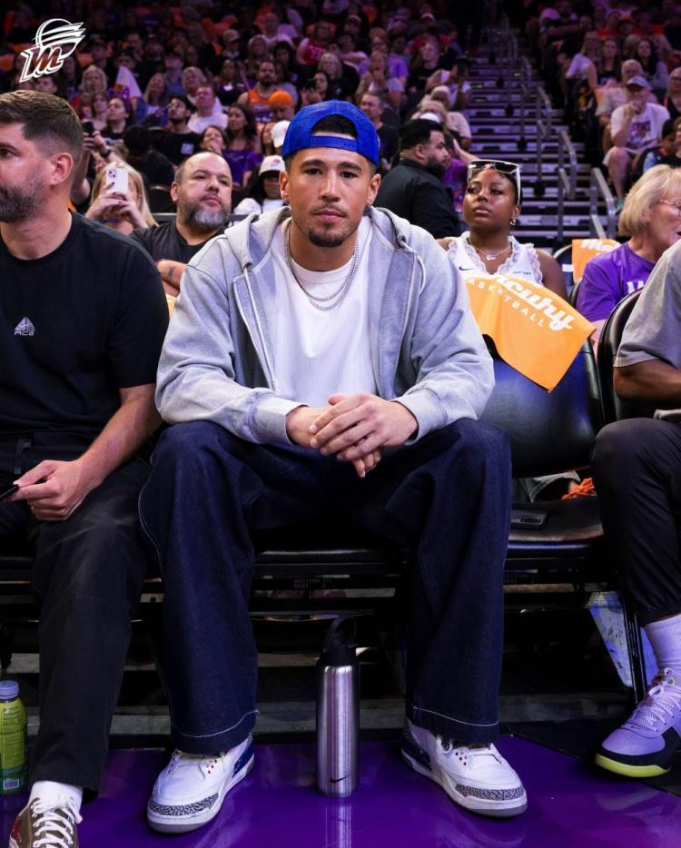 支持同城球队！布克&amp;amp;杰伦-格林等人观战WNBA！